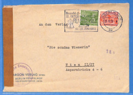 Berlin West 1953 - Lettre Avec Censure De Berlin - G28564 - Briefe U. Dokumente