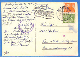 Berlin West 1951 - Carte Postale De Berlin - G28570 - Brieven En Documenten
