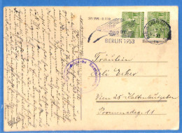 Berlin West 1952 - Carte Postale De Berlin - G28571 - Brieven En Documenten