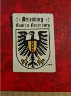 Timbre Erinnophilie  VIGNETTTE  LINCK BLASON NEUENBURG    KANTON NEUENBURG - Erinnofilia