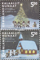 Dänemark - Grönland 403-404 (kompl.Ausg.) Postfrisch 2003 Weihnachten - Unused Stamps