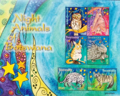 Botswana 2010, Nocturnal Animals, MNH S/S - Botswana (1966-...)