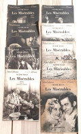 Lot De 9 Volumes Du Roman "Les Misérables" Chez Flammarion - Select Collection - Loten Van Boeken