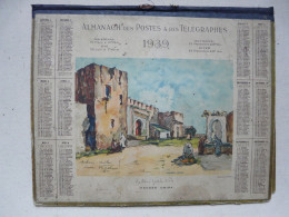 VIEUX PAPIERS - CALENDRIER 1939 : MEKNES DRIBA - Big : 1921-40