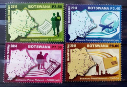 Botswana 2014, Botswana Postal Network, MNH Unusual Stamps Set - Botswana (1966-...)