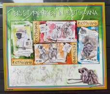 Botswana 2015, Vervet Monkey, MNH S/S - Botswana (1966-...)