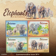 Botswana 2016, Elephants, MNH S/S - Botswana (1966-...)