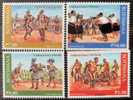 Botswana 2016, Traditional Dance In Botswana, MNH Unusual Stamps Set - Botswana (1966-...)