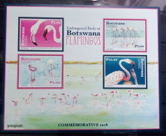 Botswana 2018, Flamingos, MNH S/S - Botswana (1966-...)