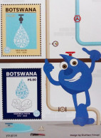 Botswana 2020, 50th Anniversary Of Water Utilities, MNH S/S - Botswana (1966-...)