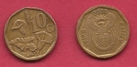 SOUTH AFRICA, 2006, 2 Off Nicely Used Coins 10 Cent C2120 - Südafrika