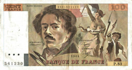 BILLET 100 FRANCS DELACROIX DE 1984 P.83 - 100 F 1978-1995 ''Delacroix''