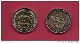 SOUTH AFRICA,  2013,  Circulated Coin 5 Rand, Wildebeest, C1460 - Afrique Du Sud