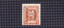 Houyoux:nr 190(*) Zonder Gom, Voorafstempeling:Antwerpen 1924 Anvers. - Typo Precancels 1922-31 (Houyoux)