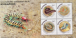 Botswana 2022, Myriapods In Botswana, MNH S/S - Botswana (1966-...)