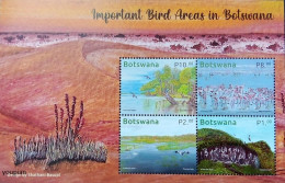 Botswana 2023, Important Bird Areas In Botswana, MNH S/S - Botswana (1966-...)