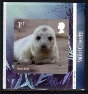 GB 2021 QE2 1st Wild Coasts Grey Seal Umm Self Adhesive SG 4554 Ex PM 81 ( L773 ) - Nuovi