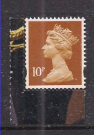 GB 2021 QE2 10p Orange Umm Machin SG U3074 M13L MPIL Ex DY42 Jubilee ( K1337) - Machins