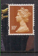 GB 2021 QE2 10p Orange Umm Machin SG U3074 M13L MPIL Ex DY42 Jubilee ( K1365) - Machins