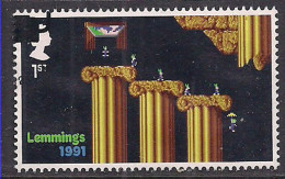 GB 2020 QE2 1st Video Games ' Lemmings 1991 ' Ex Fdc SG 4315 ( L1255 ) - Used Stamps