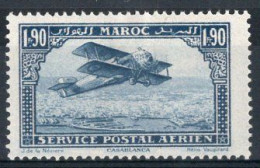 MAROC Timbre Poste Aérienne N°9* Neuf Charnière TB Cote : 3,00€ - Poste Aérienne