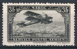 MAROC Timbre Poste Aérienne N°11* Neuf Charnière TB Cote : 3,00€ - Poste Aérienne