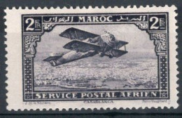 MAROC Timbre Poste Aérienne N°10a* Neuf Charnière TB Cote : 3,00€ - Poste Aérienne