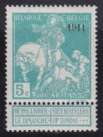 Belgie  .   OBP   .    97   .  *   .  Ongebruikt Met Gom    .   /   .   Neuf Avec Gomme - 1910-1911 Caritas