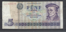 Germany  D.R. 5 Mark, 1975. - 5 Mark