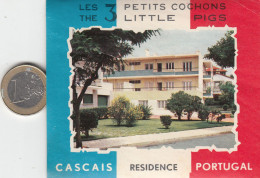 ETIQUETA - STICKER - LUGGAGE LABEL PORTUGAL - HOTEL LES 3 PETITS COCHONS - CASCAIS - Etiquettes D'hotels
