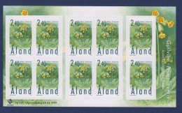 Aland, **, Yv 157, Mi 156 FB, SG 152, Fleur, Primevère Officinale (Primula Veris), - Ålandinseln