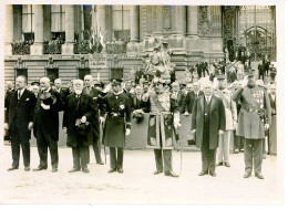 Photo Meurisse Années 1930,le 14 Juillet, Le Gouvernement Et Les Hôtes De Paris, Format 13/18 - Identified Persons