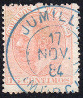 Navarra - Edi O 210 - 15 Cts. - Mat Trébol Azul "Jumilla" - Used Stamps