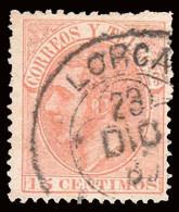 Navarra - Edi O 210 - 15 Cts. - Mat Trébol "Lorca" - Usati