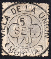 Navarra - Edi O 204 - 25 Cts. - Mat Trébol "Villa De La Unión" - Oblitérés