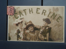 Cpa  Sainte-Catherine -  Femmes à La Pose -  Adressée  Le Tillet - Oise - 60. 1904 - Sainte-Catherine