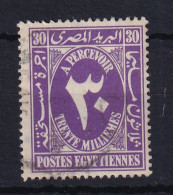 Egypt: 1927   Postage Due   SG D183   30m    Used  - Oficiales
