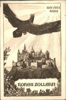 41791755 Hechingen Burg Hohenzollern Adler Illustration Hechingen - Hechingen