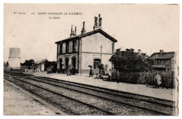 La Gare Et La Prise D'eau - Saint Sauveur Le Vicomte