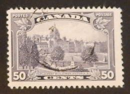 CANADA YT 188 OBLITÉRÉ "LE PARLEMENT A VICTORIA" ANNÉE 1935 - Oblitérés