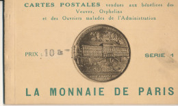 LA MONNAIE DE PARIS - Série No 1- 6 Cartes - Monnaies (représentations)