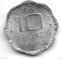 *INDIA 10 PAISA 1991 B  KM 39  UNC - Inde