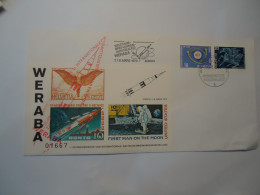 SWITZERLAND  COVER  WERABA   1970  WITH  SHEET  VIGNETTES  SPACE RUSSIA USA STAMPS - Other & Unclassified