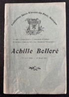 QUIMPER - INSTITUTION St VINCENT De PAUL - ACHILLE BOLLORE - Recueil 1911 - 48 Pages (Format 18x12,5) - Bretagne