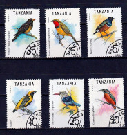 Tanzania 1992 - Birds Passerines (  YT 1166/71 ) - Autres & Non Classés