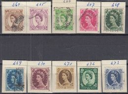 GROSSBRITANNIEN  264-273, Gestempelt, Königin Elisabeth II., 1952 - Used Stamps