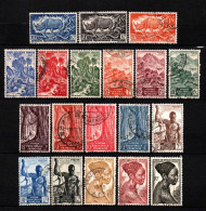 A E F - 1947 - Aspects De L' AEF  - N° 208 à 226 - Oblit - Used - Used Stamps