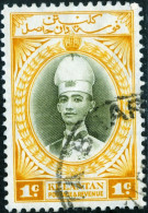 MALAYA, KELATAN, SULTANO ISMAIL, 1937, FRANCOBOLLI USATI Mi:MY-KL 28, Scott:MY-KL 29, Yt:MY-KL 36 - Kelantan