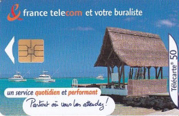 F1096  11/2000 - BURALISTE " Champs " - 50 SO3 - (verso : N° Serrées - Deux Lignes Alignées) - 2000