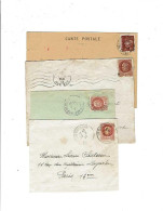 36 ISSOUDUN,NEUILLY-BANLIEUE,PARIS Rue Duc,71 PARAY Le M. 4 Enveloppes Av PETAIN YT517 & 515 (Bertier & Hourriez) 1489 - 1941-42 Pétain
